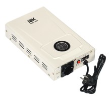Стабилизатор напряжения IEK Slim 1кВА однофазный белый (IVS22-1-001-09)