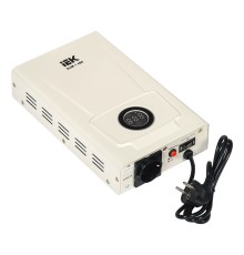 Стабилизатор напряжения IEK Slim 1кВА однофазный белый (IVS22-1-001-09)