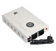 Стабилизатор напряжения IEK Slim 1.5кВА однофазный белый (IVS22-1-D15-09)