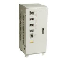 Стабилизатор напряжения IEK СНИ3 7.5кВА трехфазный серый (IVS10-3-07500)