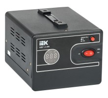 Стабилизатор напряжения IEK Hub 1.5кВА однофазный черный (IVS21-1-D15-13)