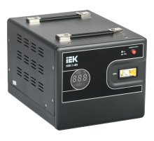 Стабилизатор напряжения IEK Hub 3кВА однофазный черный (IVS21-1-003-13)