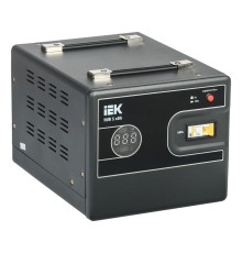 Стабилизатор напряжения IEK Hub 5кВА однофазный черный (IVS21-1-005-13)