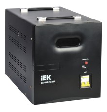 Стабилизатор напряжения IEK Expand 12кВА однофазный черный (IVS21-1-012-11)