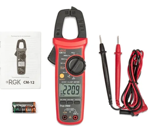 Клещи токоизмерительные RGK CM-12 Клещи токоизмерительные RGK CM-12