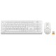 Клавиатура + мышь A4Tech Fstyler FG1012 клав:белый мышь:белый USB беспроводная Multimedia