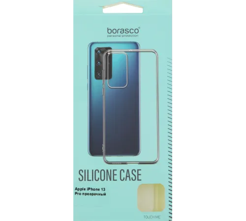 Чехол (клип-кейс) BoraSCO для Apple iPhone 13 Pro прозрачный (40438) Чехол (клип-кейс) BoraSCO для Apple iPhone 13 Pro прозрачный (40438)
