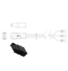 Кабель FSP 4WV0002501GP,  Power cable DC 3m Для блока питания FSP800-20FL