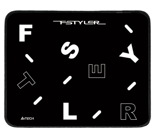Коврик для мыши A4Tech FStyler FP25 черный/белый 250x200x2мм Коврик для мыши A4Tech FStyler FP25 черный/белый 250x200x2мм