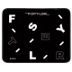 Коврик для мыши A4Tech FStyler FP25 черный/белый 250x200x2мм