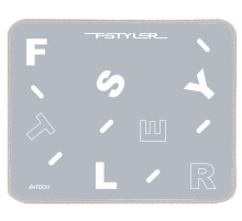 Коврик для мыши A4Tech FStyler FP25 серый/белый 250x200x2мм