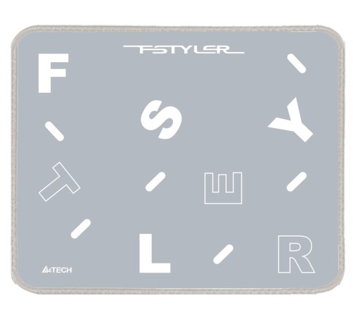 Коврик для мыши A4Tech FStyler FP25 серый/белый 250x200x2мм Коврик для мыши A4Tech FStyler FP25 серый/белый 250x200x2мм