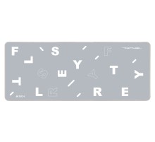 Коврик для мыши A4Tech FStyler FP75 серый/белый 750x300x2мм