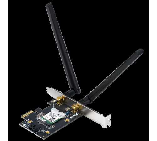 Сетевой адаптер ASUS PCE-BE6500 WiFi 7 Bluetooth 5.4 2882+2882+688Mbps 6GHz/5GHz/2.4GHz