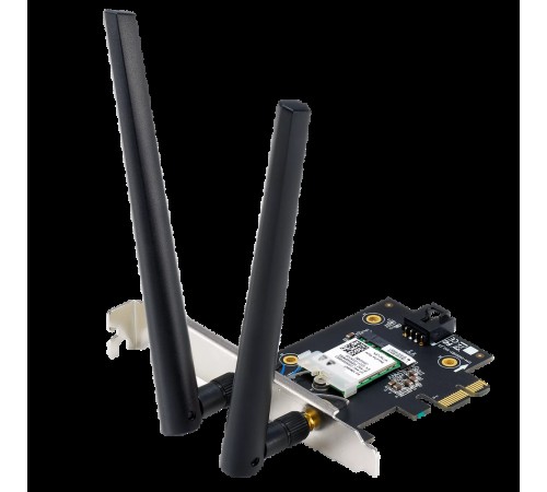 Сетевой адаптер ASUS PCE-BE6500 WiFi 7 Bluetooth 5.4 2882+2882+688Mbps 6GHz/5GHz/2.4GHz