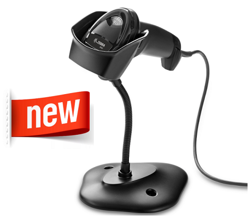 Сканер штрихкодов DS2208 USB черный с подставкой Zebra DS2208-SR7U2100SGW