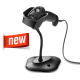 Сканер штрихкодов DS2208 USB черный с подставкой Zebra DS2208-SR7U2100SGW
