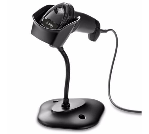 Сканер штрихкодов DS2208 USB черный с подставкой Zebra DS2208-SR7U2100SGW