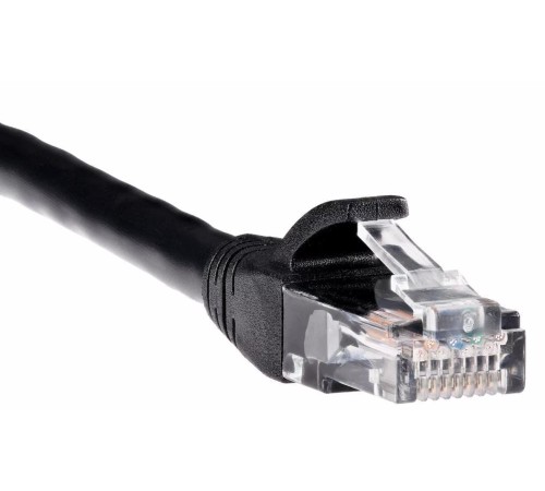Кабель PATCH CAT6E UTP 20M ANP612B-BK-20M BLACK AOPEN