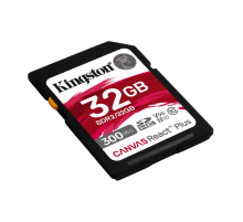 Карта памяти Kingston 32GB Canvas React Plus SDHC UHS-II 300R/260W U3 V90