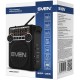 Радиоприемник портативный Sven SRP-355 черный USB SD/microSD