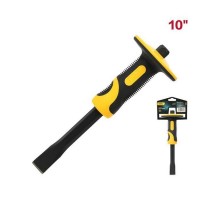 Зубило плоское с протектором Deli DL6310 19х16х305мм, двухкомпонентная рукоять