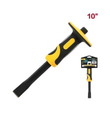 Зубило плоское с протектором Deli DL6310 19х16х305мм, двухкомпонентная рукоять