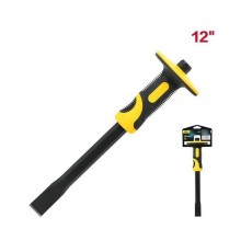 Зубило плоское с протектором Deli DL6312 25х19х305мм, двухкомпонентная рукоять