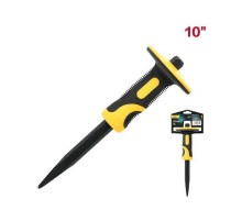 Зубило пикообразное с протектором Deli DL6410 4х16х305мм, двухкомпонентная рукоять