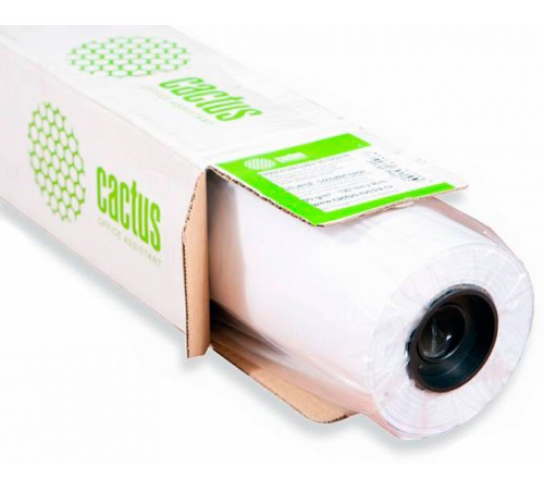 Бумага Cactus CS-PC90-152445 A0+ 1524мм-45м/90г/м2/белый CIE169% матовое универсальная (с покрытием) втулка:50.8мм (2") (упак.:1рул)