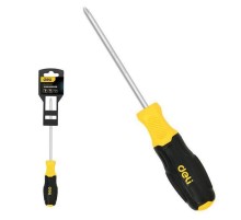 Отвертка Torx Deli DL6310010T T10x100мм сталь Cr-V, двухкомпонентная прорезиненная рукоять