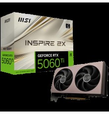 Видеокарта MSI RTX5060Ti INSPIRE 2X OC 8GB GDDR7 128bit 3xDP HDMI 2FAN RTL