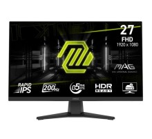 Монитор 27" MSI MAG 272F Black (Rapid IPS, 1920x1080, HDMI+DP, 0.5 ms, 178°/178°, 300 cd/m, 1000:1, 200Hz)