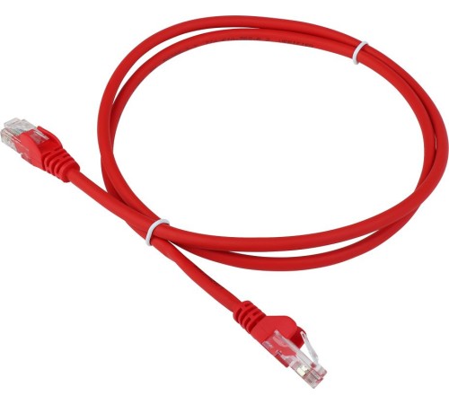 Патч-корд Lanmaster LAN-PC45/U5E-10-RD UTP вилка RJ-45-вилка RJ-45 кат.5е 10м красный LSZH (уп.:1шт)