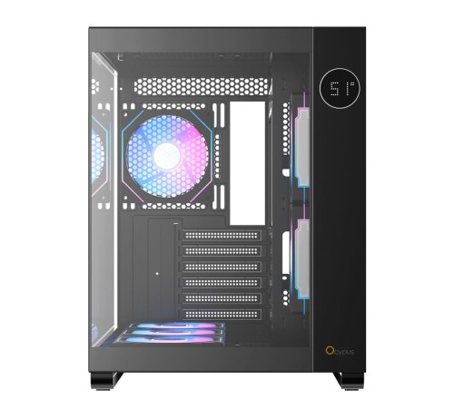 Корпус Ocypus Iota C70 ARGB без БП Black (Iota-C70-BKD600XX-GL)
