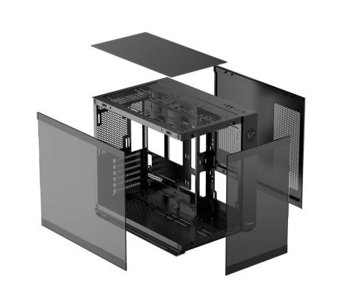 Корпус Ocypus Iota C70 ARGB без БП Black (Iota-C70-BKD600XX-GL)