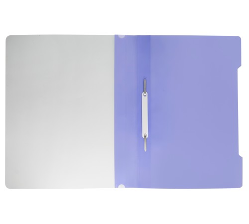 Папка-скоросшиватель Бюрократ Pastel -PSLPAST/VIO A4 прозрач.верх.лист пластик фиолетовый 0.14/0.18