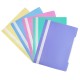 Папка-скоросшиватель Бюрократ Pastel -PSLPAST/VIO A4 прозрач.верх.лист пластик фиолетовый 0.14/0.18