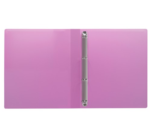 Папка панорама на 4-х кольцах Бюрократ Pastel PAST0740/4RPINK A4 пластик 0.7мм кор.40мм торц.карм с бум. встав розовый Папка панорама на 4-х кольцах Бюрократ Pastel PAST0740/4RPINK A4 пластик 0.7мм кор.40мм торц.карм с бум. встав розовый