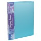 Папка с 20 прозр.вклад. Бюрократ Pastel PAST20BLUE A4 пластик 0.5мм торц.карм с бум. встав голубой