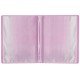 Папка с 20 прозр.вклад. Бюрократ Pastel PAST20PINK A4 пластик 0.5мм торц.карм с бум. встав розовый