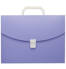 Портфель Бюрократ Pastel PASTPP01VIO 1 отдел. A4 пластик 0.7мм фиолетовый