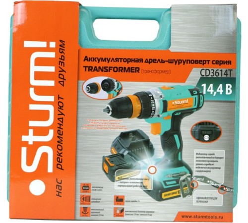 Шуруповерт Sturm! CD3614T аккум.