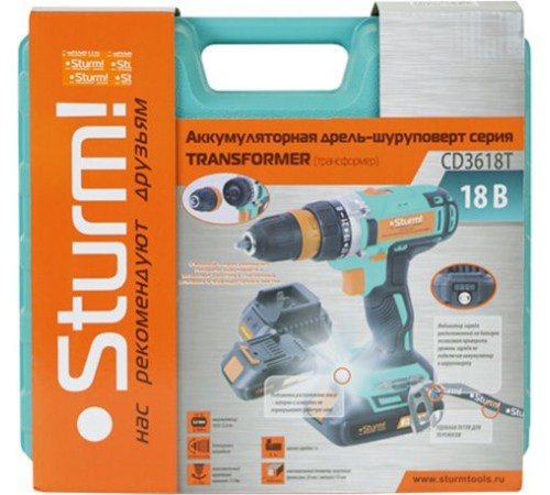 Шуруповерт Sturm! CD3618T аккум.