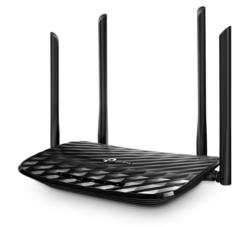 Маршрутизатор TP-LINK Archer C6 AC1200 Двухдиапазонный Wi-Fi гигабитный роутер до 867 Мбит/с на 5 ГГц + до 300 Мбит/с на 2,4 ГГц,802.11ac/a/b/g/n