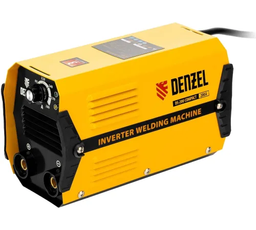 Сварочный аппарат Denzel DS-200 Compact инвертор ММА DC 6.44кВт Сварочный аппарат Denzel DS-200 Compact инвертор ММА DC 6.44кВт
