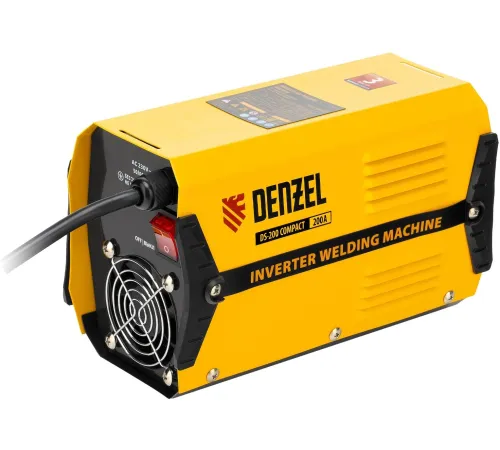 Сварочный аппарат Denzel DS-200 Compact инвертор ММА DC 6.44кВт Сварочный аппарат Denzel DS-200 Compact инвертор ММА DC 6.44кВт