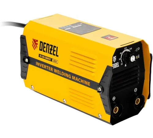 Сварочный аппарат Denzel DS-200 Compact инвертор ММА DC 6.44кВт Сварочный аппарат Denzel DS-200 Compact инвертор ММА DC 6.44кВт