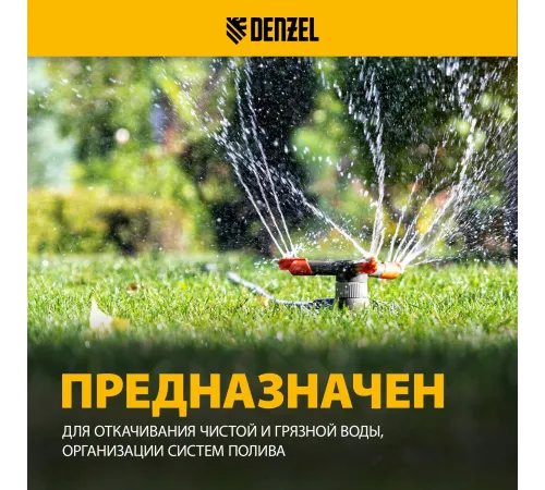 Насос дренажный Denzel DPХ800 800Вт 13500л/час (97226) Насос дренажный Denzel DPХ800 800Вт 13500л/час (97226)