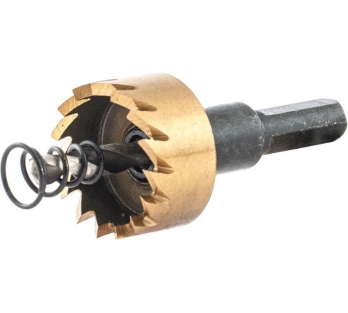 Коронка Denzel 724105 по металлу Д=26мм (1пред.) для дрелей